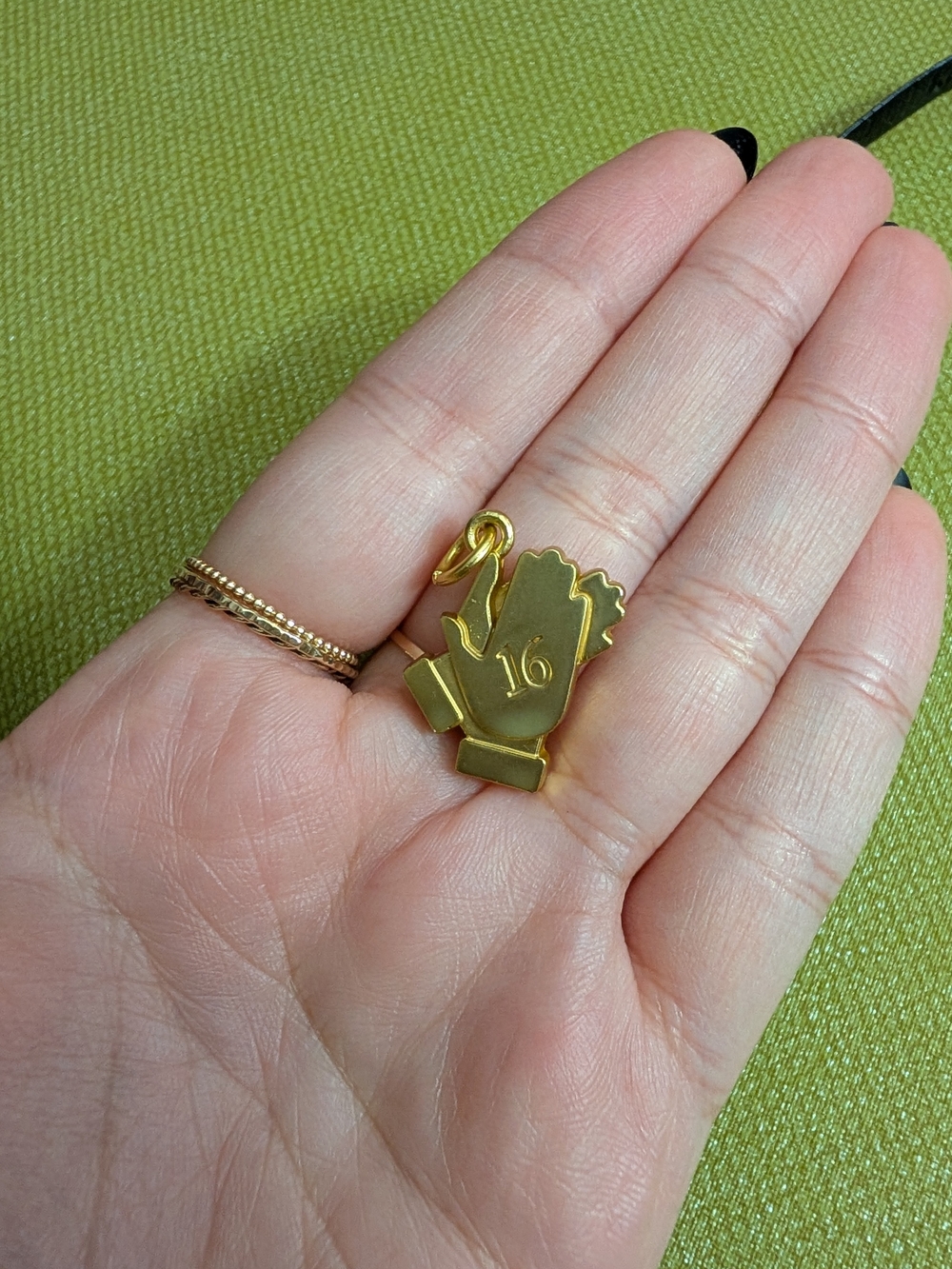 Gold Tone Pendant